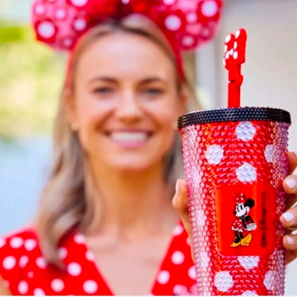 Disney Minnie Mouse Red Polka Dot Starbucks